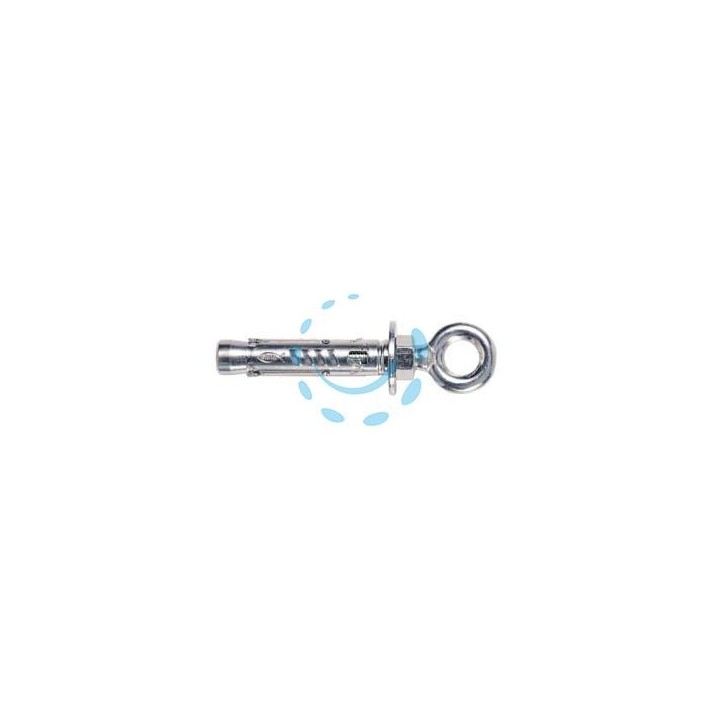 TASSELLO IN ACCIAIO CON OCCHIOLO CHIUSO "TAM" - ø mm.10 MA x mm.77 foro occhio mm.12,8