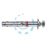 TASSELLO IN ACCIAIO CON VITE T.E. DI SICUREZZA "TAM-VS" - ø mm.8 MA x mm.80 tassello ø12x80