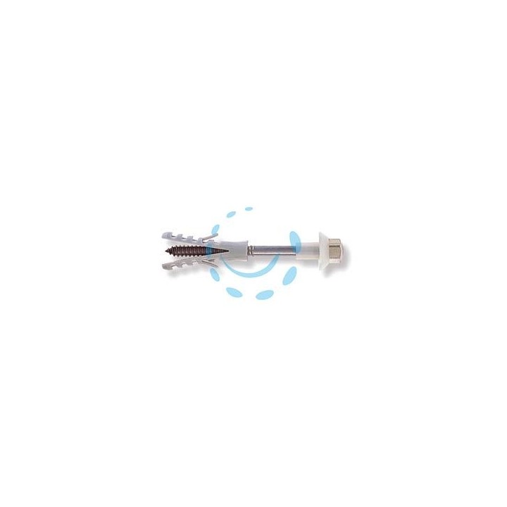 ELEMENTI DI FISSAGGIO WATER E BIDET" WB 2" INOX - ø mm.8 con vite 7/32"x80 inox