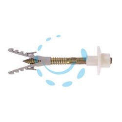 ELEMENTI DI FISSAGGIO LAVABI E SANITARI "WD" - WD 120 tass. ø mm.12, vite doppio filetto10x120