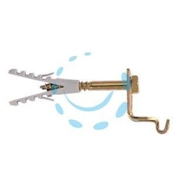 MENSOLE DI FISSAGGIO PER PIASTRE RADIANTI "TF" - TF 2 gola mm.4 tassello ø mm.10