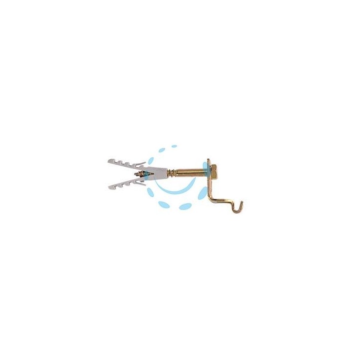 MENSOLE DI FISSAGGIO PER PIASTRE RADIANTI "TF" - TF 2 gola mm.4 tassello ø mm.10