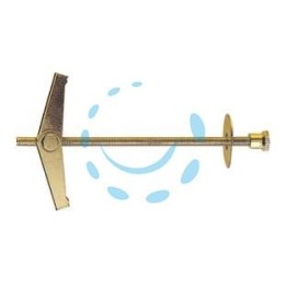 ANCORA A SOFFITTO IN ACCIAIO "KD" - KD 4 vite ø mm.4 MA x mm.95 con dado in ottone