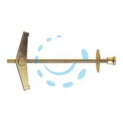 ANCORA A SOFFITTO IN ACCIAIO "KD" - KD 4 vite ø mm.4 MA x mm.95 con dado in ottone