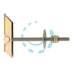 ANCORA A SOFFITTO IN ACCIAIO "KD" - KD8 vite ø mm. 8x100 portata Kg.1200
