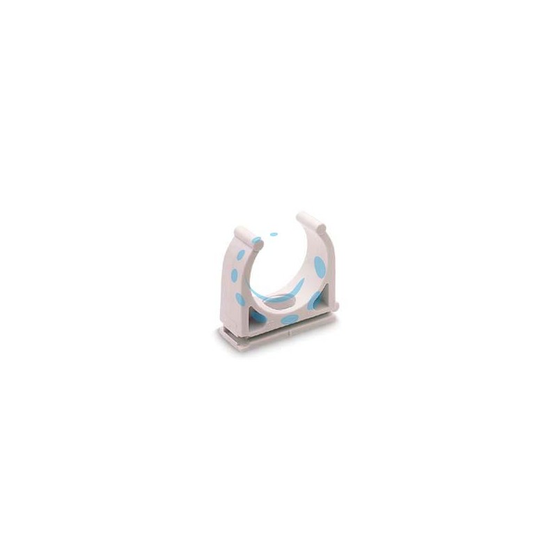FISSATUBO A CLIPS APERTO PER TUBI "FT" - ø mm.20 FT20