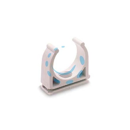 FISSATUBO A CLIPS APERTO PER TUBI "FT" - ø mm.20 FT20