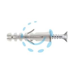 TASSELLO IN NYLON CON VITE TSP PZ BORDATO PA 6 ESB/VA - ø mm.6x30, in conf. self service pz.10