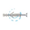 TASSELLO IN NYLON CON VITE TSP PZ BORDATO PA 6 ESB/VA - ø mm.10x50, in conf. self service pz.10