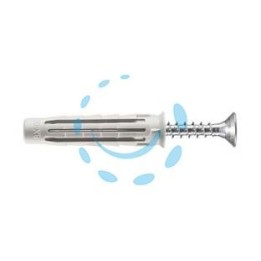 TASSELLO IN NYLON CON VITE TSP PZ PA 6 T6/VA - ø mm.6x30 vite ø mm.4,5x40