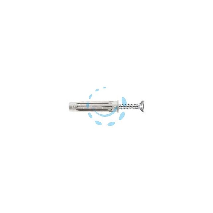 TASSELLO IN NYLON CON VITE TSP PZ PA 6 T6/VA - ø mm.6x30 vite ø mm.4,5x40