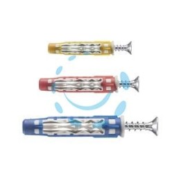 TASSELLO IN NYLON BI-MATERIAL CON VITE TSP BLUEFIX/VA - ø mm.6x35