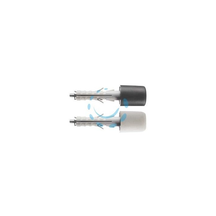 TASSELLO IN NYLON PARACOLPI PA 6 ENP/FP - ø mm.9x40 nero