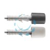 TASSELLO IN NYLON PARACOLPI PA 6 ENP/FP - ø mm.9x40 nero