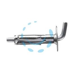 TASSELLO ACCIAIO CON GANCIO CORTO T61/GC - ø mm.9x40 