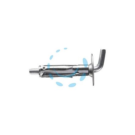 TASSELLO ACCIAIO CON GANCIO CORTO T61/GC - ø mm.9x40 