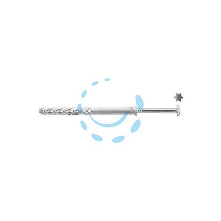 TASSELLO IN NYLON PROLUNG. VITE TB E INSERTO ANTIMANOMISSIONE T66/V AM - ø mm.10x140