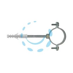 COLLARE PER TUBO CON VITE E TASSELLO E/CL - 1/2"