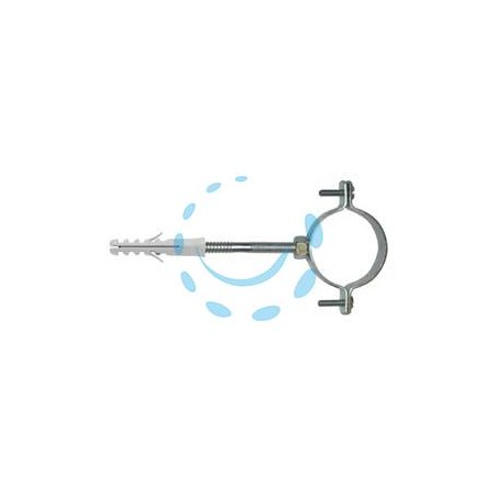 COLLARE PER TUBO CON VITE E TASSELLO E/CL - 1/2"