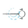 COLLARE PER TUBO CON VITE E TASSELLO E/CL - 3/4" 