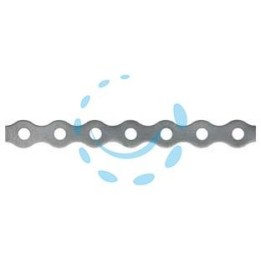 BANDELLA A ROTOLO PERFORATA ZINCATA - mm.12h. con fori ø mm.5