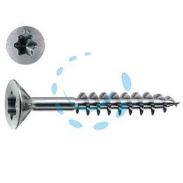 VITI PANEL-VIT PV TESTA SVASATA PIANA TORX ACCIAIO CHROMITING - ø mm.6x140 