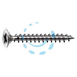 VITI PANEL-VIT TESTA SVASATA PIANA ACCIAIO INOX - ø mm.4,5x60