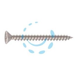 VITE TRUCIOLARE TSP CAVA PZ INTERAMENTE FILETTATA INOX A2 IN BLISTER - ø mm.6x80 in blister pz.10 (C)