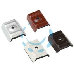 CAPPELLOTTO COPERTURE GREGATE IN ACCIAIO ZINCATO GRECA MM.15-19 CAPP - mm.18/31x50x17 acciaio rosso siena RAL 3009