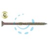 VITI TRUCIOLARE TESTA SVASATA TORX ACCIAIO ZINCATO GIALLO FM-WOOD PRO - ø mm.10x320 filetto mm.100
