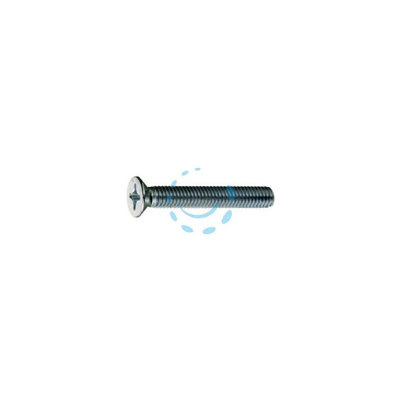 VITI PER METALLO 4.8 TESTA SVASATA PIANA - ø mm.4x25