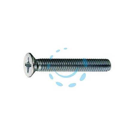 VITI PER METALLO 4.8 TESTA SVASATA PIANA - ø mm.5x50