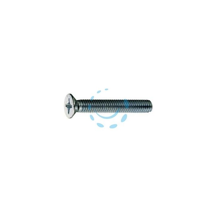 VITI PER METALLO 4.8 TESTA SVASATA PIANA - ø mm.8x40