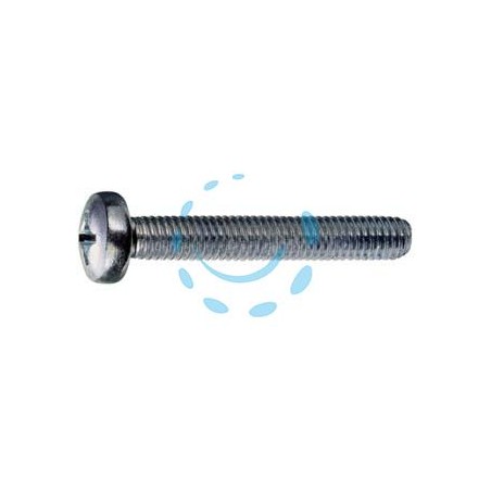 VITI PER METALLO 4.8 TESTA CILINDRICA INTERAMENTE FILETTATA - ø mm.8x25