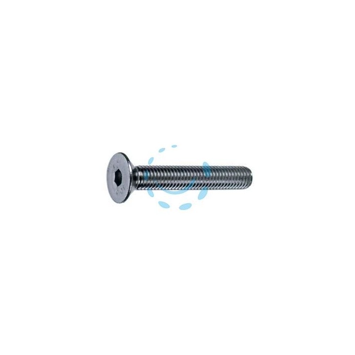 VITI PER METALLO 10.9 TESTA SVASATA PIANA CAVA ESAGONALE - ø mm.10x30