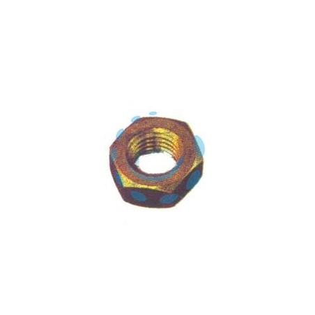 DADO ESAGONALE MEDIO IN OTTONE - ø mm.6