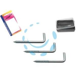 RAMPINI A VITE IN ACCIAIO ZINCATO IN BLISTER - mm.2,5x30, in bl.12 pz.