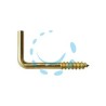 RAMPINO DRITTO A VITE - 14x30 - ø mm.2x20