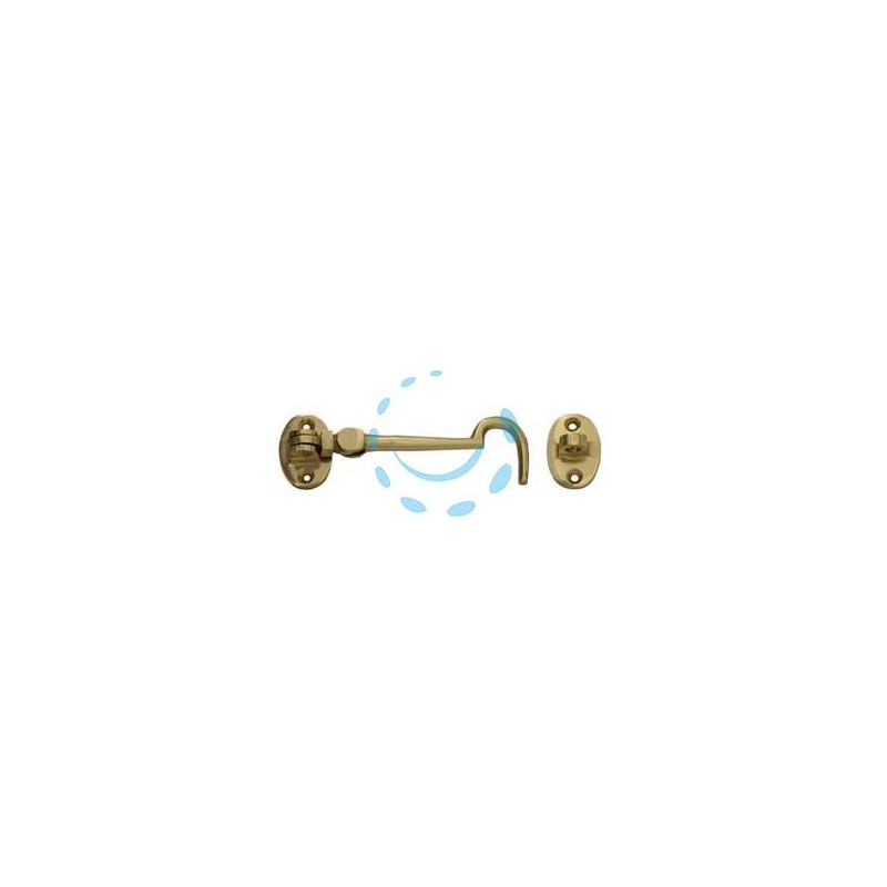 GANCIO FERMAPERSIANE OTTONE PESANTE SNODATO CON INCONTRO - mm.50