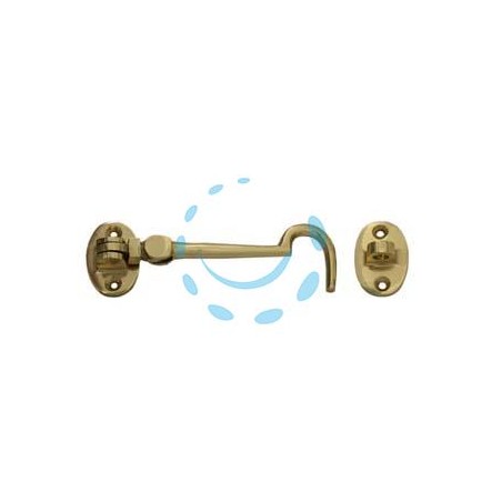 GANCIO FERMAPERSIANE OTTONE PESANTE SNODATO CON INCONTRO - mm.50