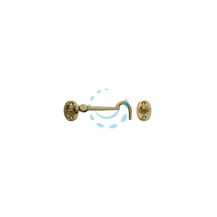 GANCIO FERMAPERSIANE OTTONE PESANTE SNODATO CON INCONTRO - mm.50