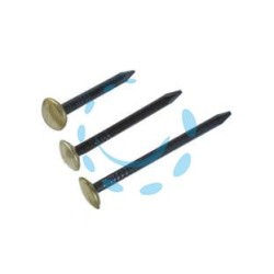 CHIODI ACCIAIO TESTA OTTONE - mm.2x35 in conf.100 pz.