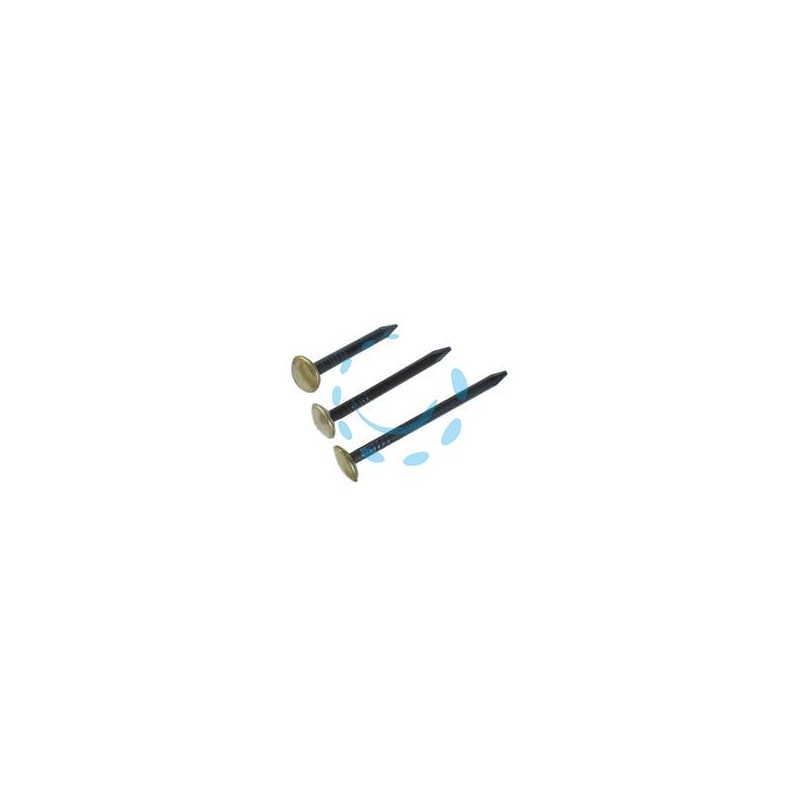 CHIODI ACCIAIO TESTA OTTONE - mm.2x40 in conf.100 pz.