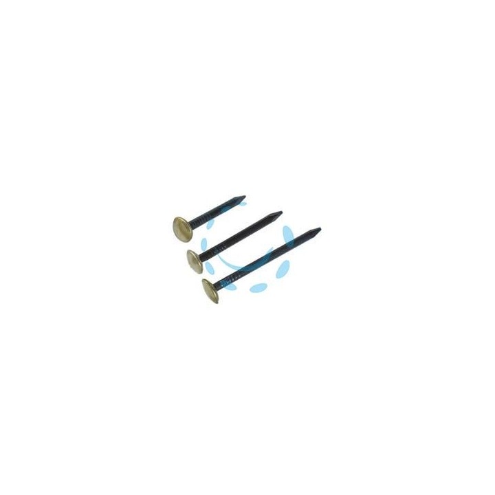 CHIODI ACCIAIO TESTA OTTONE - mm.2x40 in conf.100 pz.