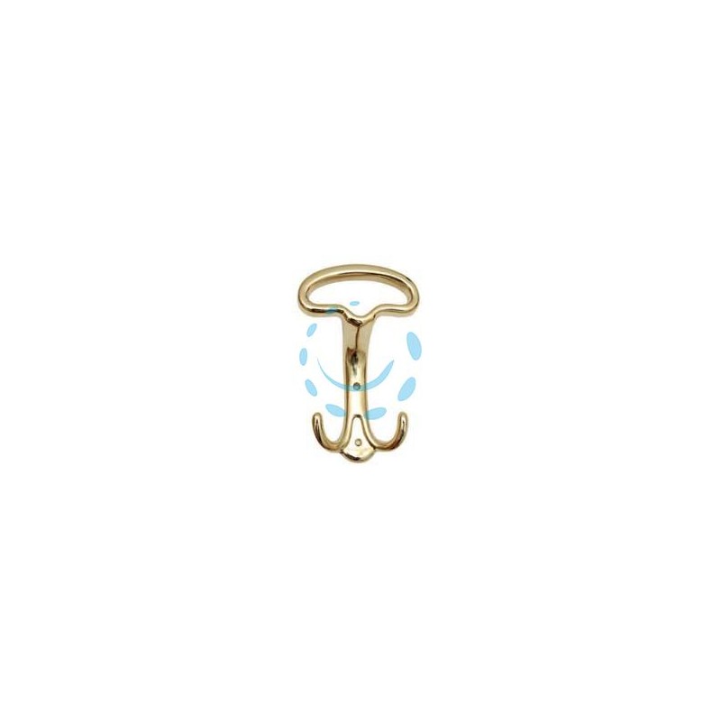 PORTABITO LADY ORO LUCIDO - cm.9,5x14h. interfori cm.4,4
