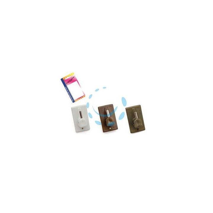 GANCIO PER BRIS BRIS IN PLASTICA IN BLISTER - bianco, mm.32x18, in bl.4 pz.