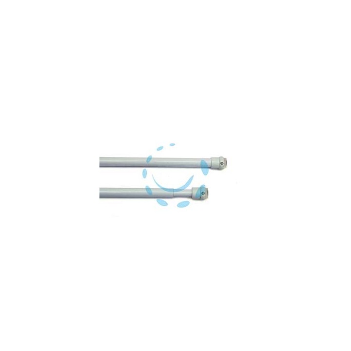 COPPIA ASTINE UNIVERSALI TONDY BIANCHE - cm.36-60 in blister
