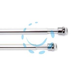 COPPIA ASTINE UNIVERSALI TONDY CROMO - cm.27-36 in blister