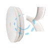 FETTUCCIA VELCRO BIANCA - mm.20 maschio adesiva