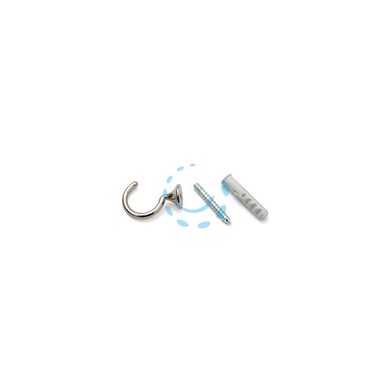 GANCI RACCOGLITENDA A FILO MICRO CROMO - mm.29